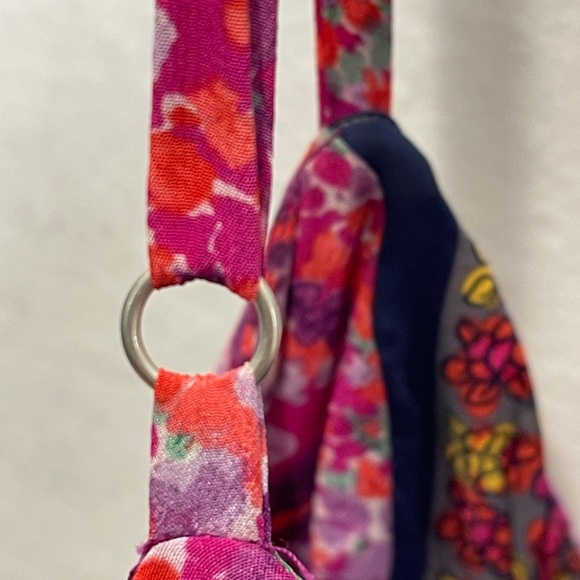 Rebecca Taylor Floral 100% Silk Spaghetti Strap Boho Dress Size 6 - Picture 9 of 9